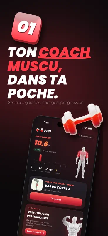 Fibi - AI Gym Coach screenshot 1 of 5
