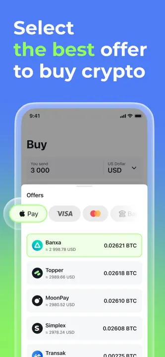 Changelly Exchange・Buy Crypto : capture d’écran 3 sur 7