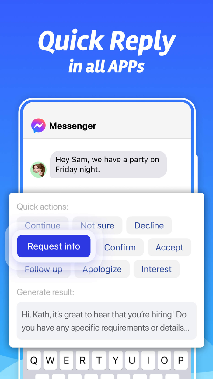 AI Keyboard, In-APP Translator