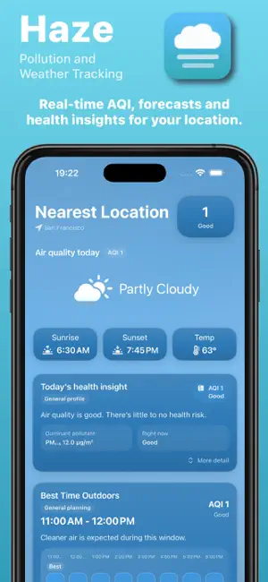 Haze: Air Quality & AQI Map screenshot 1