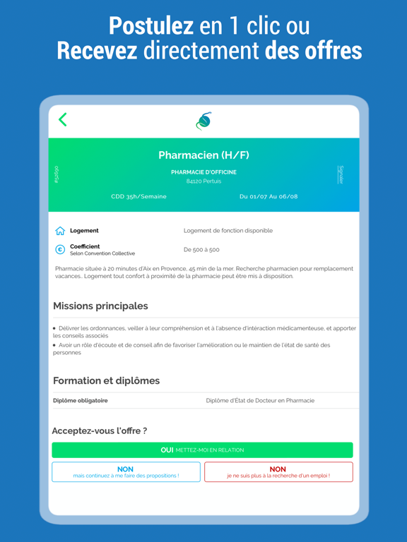 Screenshot #6 pour Club Officine Emploi pharmacie