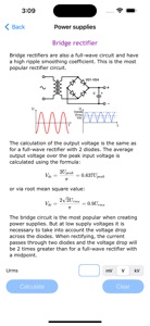 Electronic Circuits Calc Pro screenshot #3 for iPhone