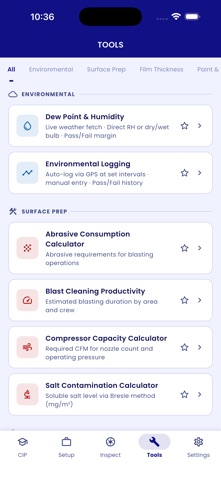 Coating Inspector screenshot