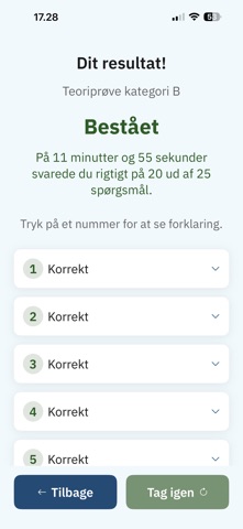 Teoriprøver.dk screenshot