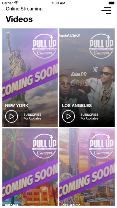 Pull Up Concert Screenshot