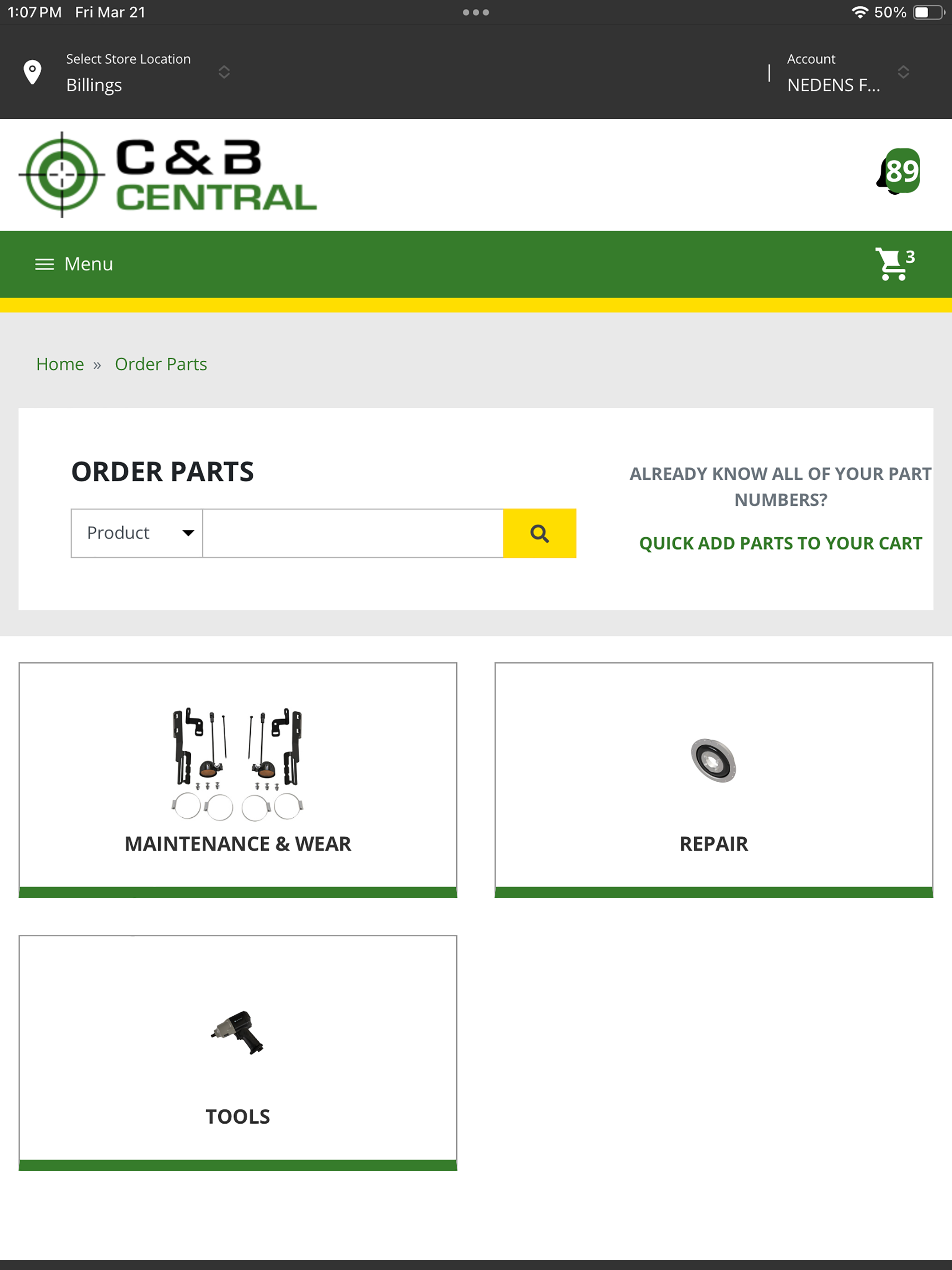 C & B Central