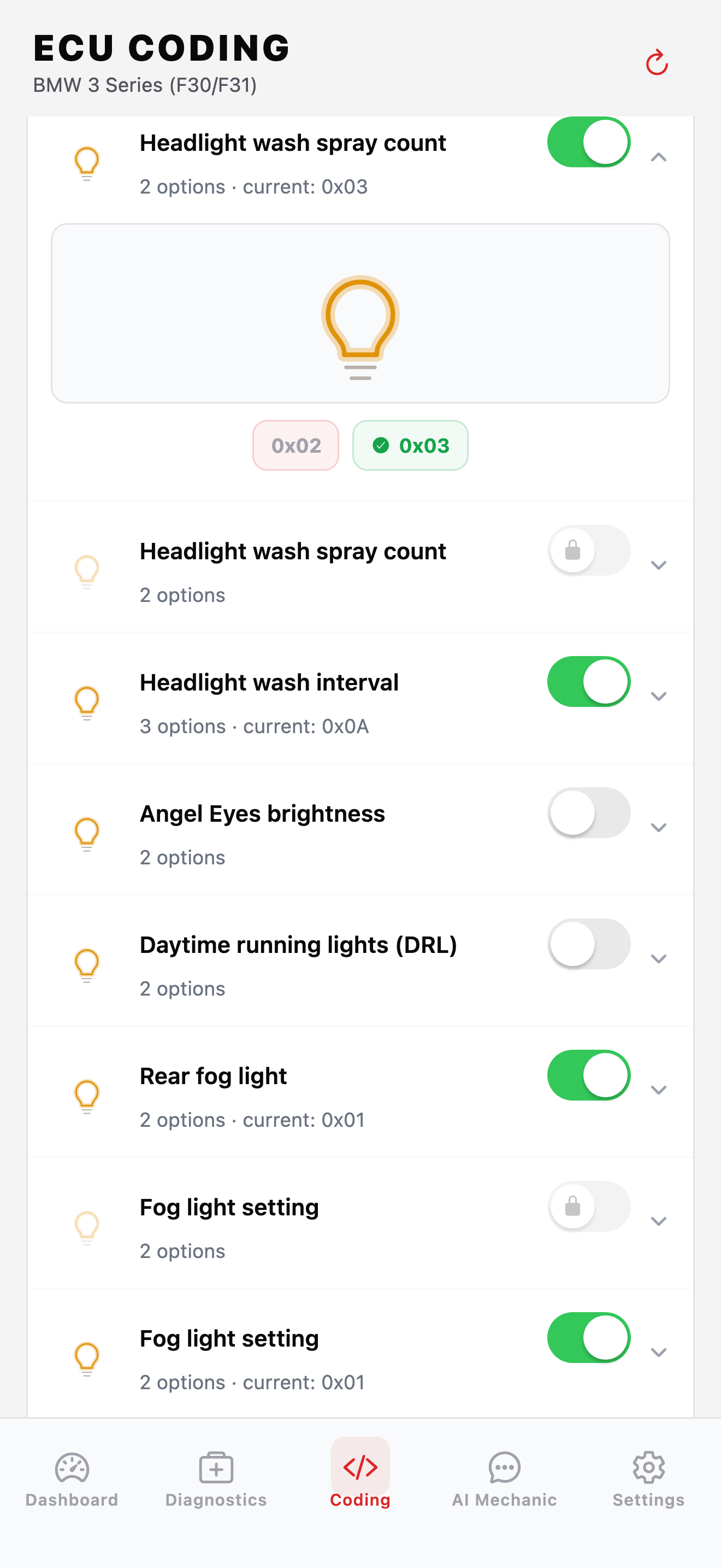 CarCoding: OBD2 Car Scanner screenshot 10