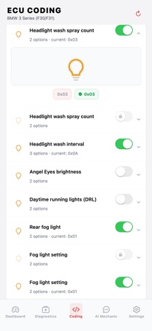 CarCoding: OBD2 Car Scanner Screenshot 10 of 10