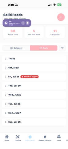 MyNewbornApp screenshot