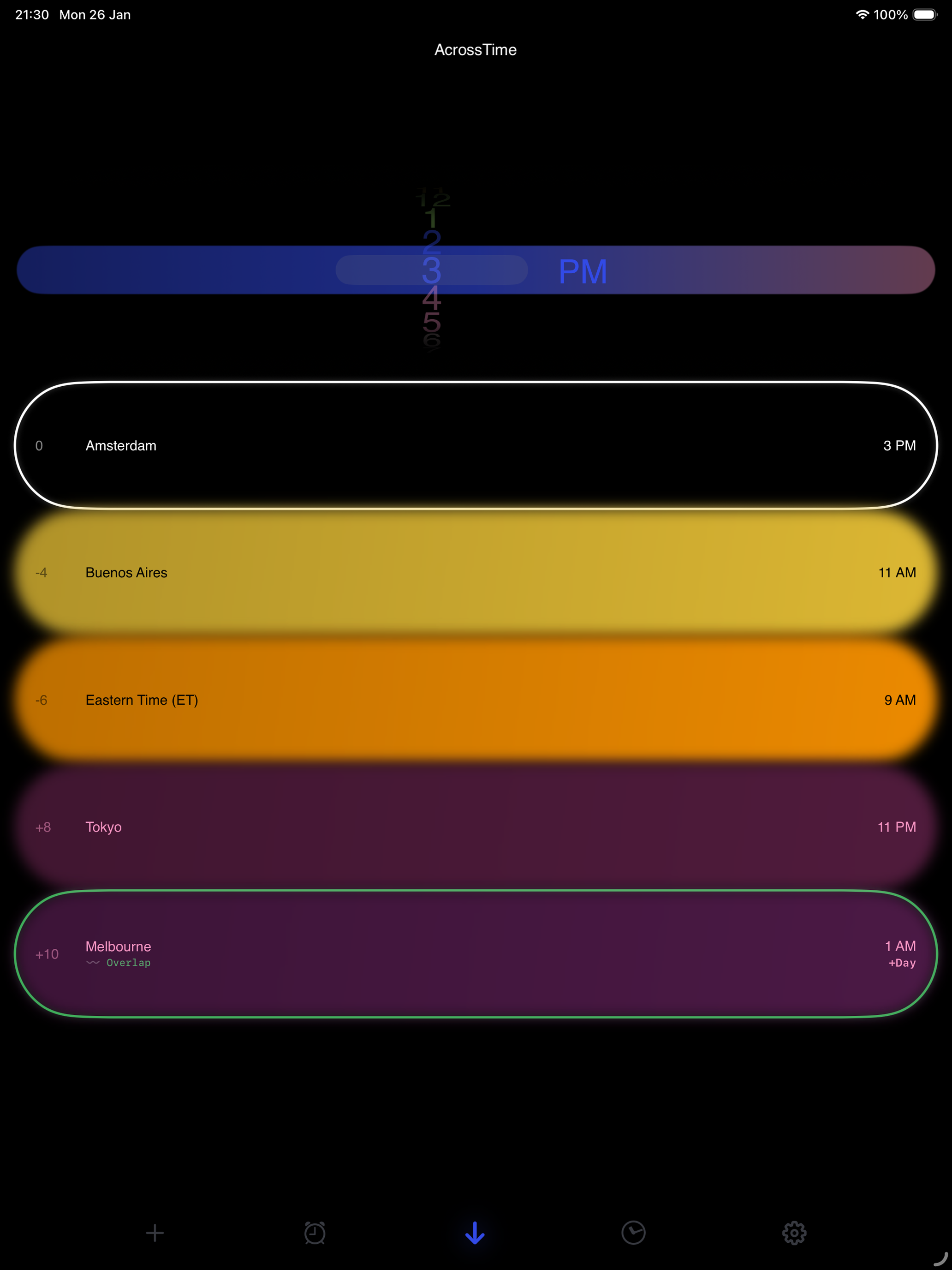AcrossTime – Timezone Scroller screenshot 12