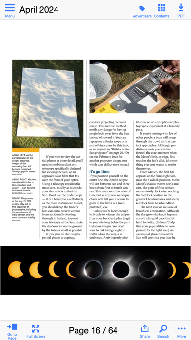 Astronomy Magazine Screenshot