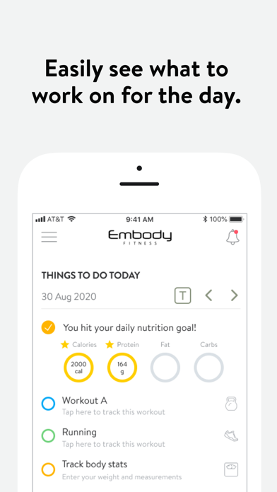 Embody Fitness Online Screenshot
