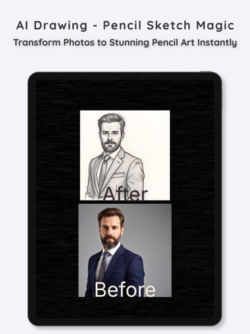 Photo To Drawing iPad screenshot