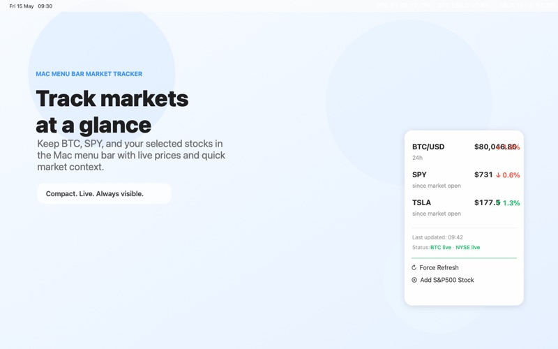 TickBar screenshot