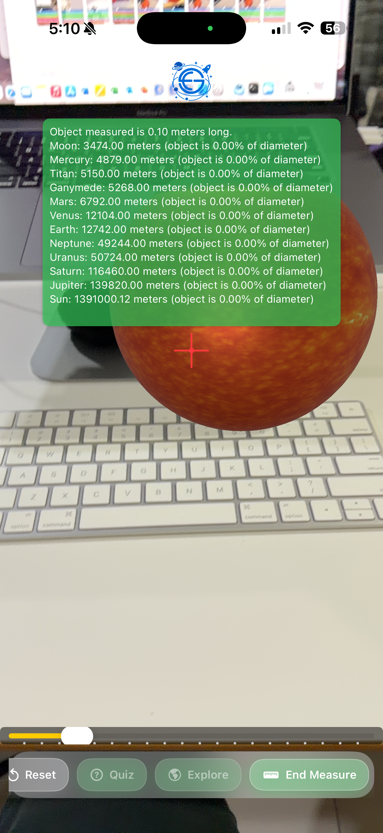 EGK SolarSystem AR screenshot 10