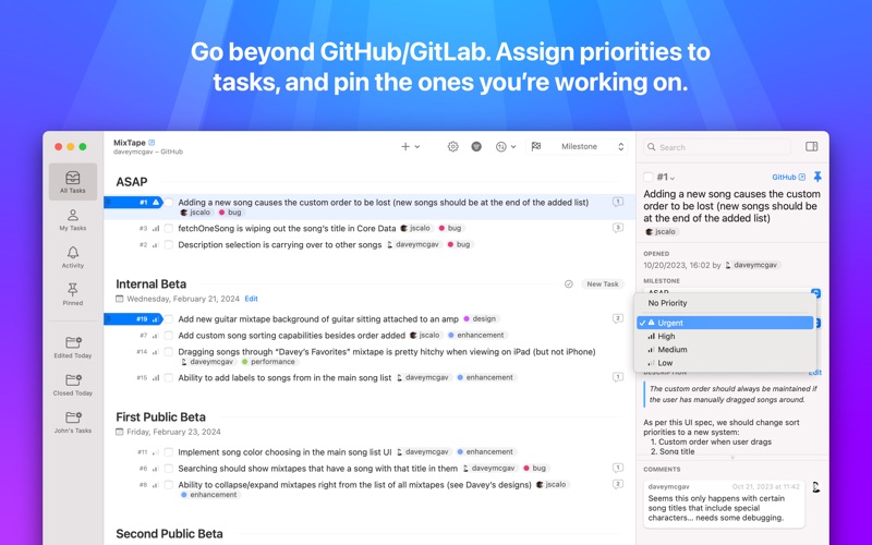 taska for github/gitlab issues problems & solutions and troubleshooting guide - 3