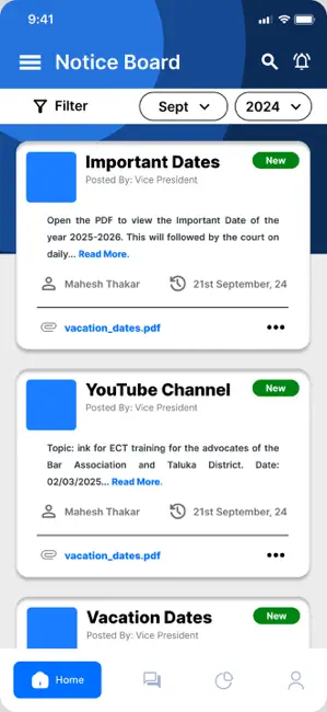 Surat District Bar Association iPhone screenshot 4