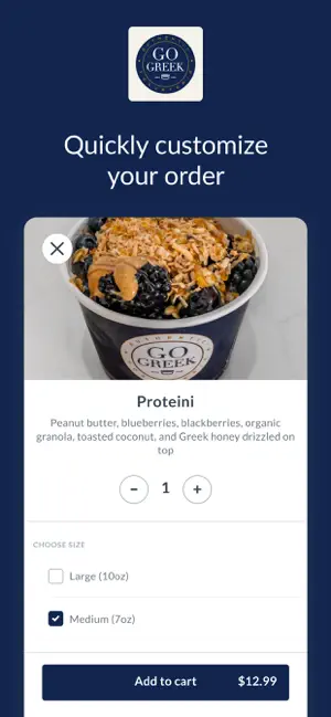 Go Greek Yogurt screenshot 2
