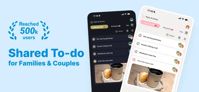 WeDo: Shared To-Do & Planner iPhone screenshot 1