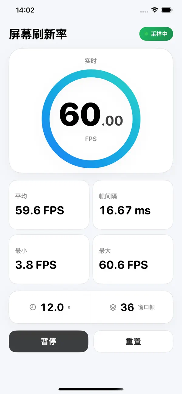 屏幕刷新率-实时刷新率与帧率检测 (iOS) — Price History & Similar | AppAgg