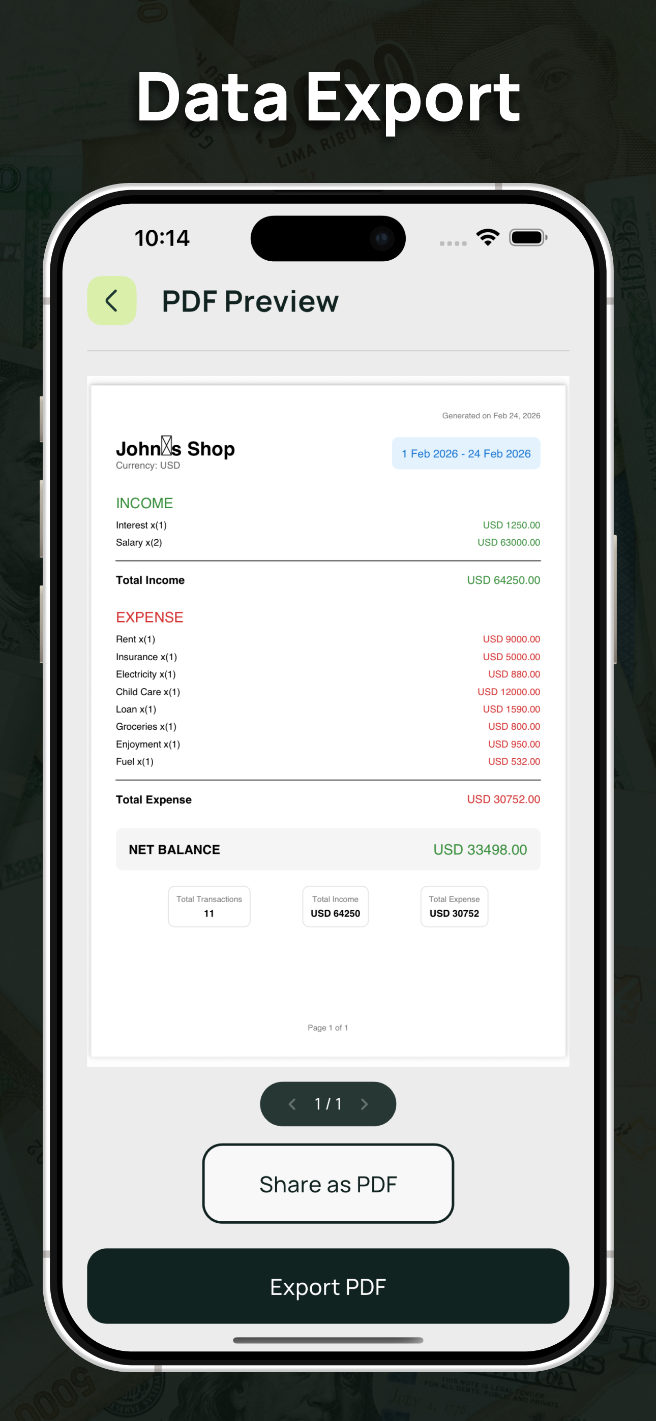 Daily Expense Manager.