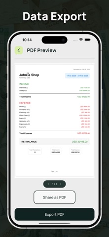 Daily Expense Manager. Screenshot 5 of 5