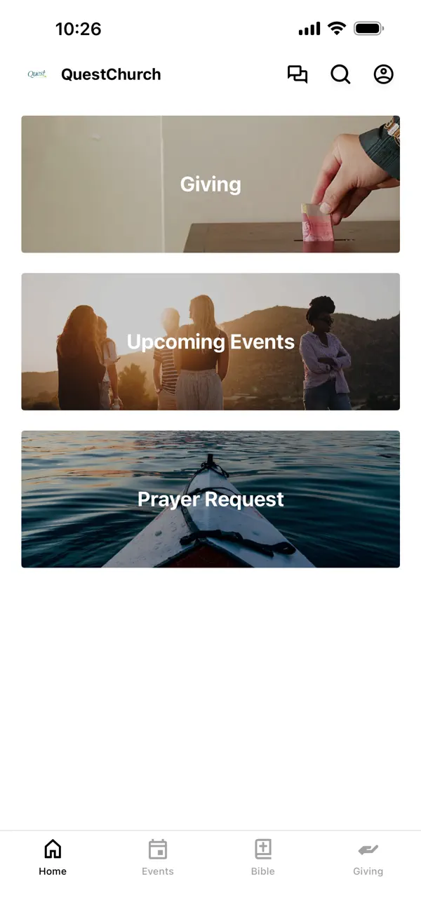 Screenshot #1 pour Quest Community Church