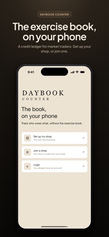 Daybook Counter Screenshot 1 of 8