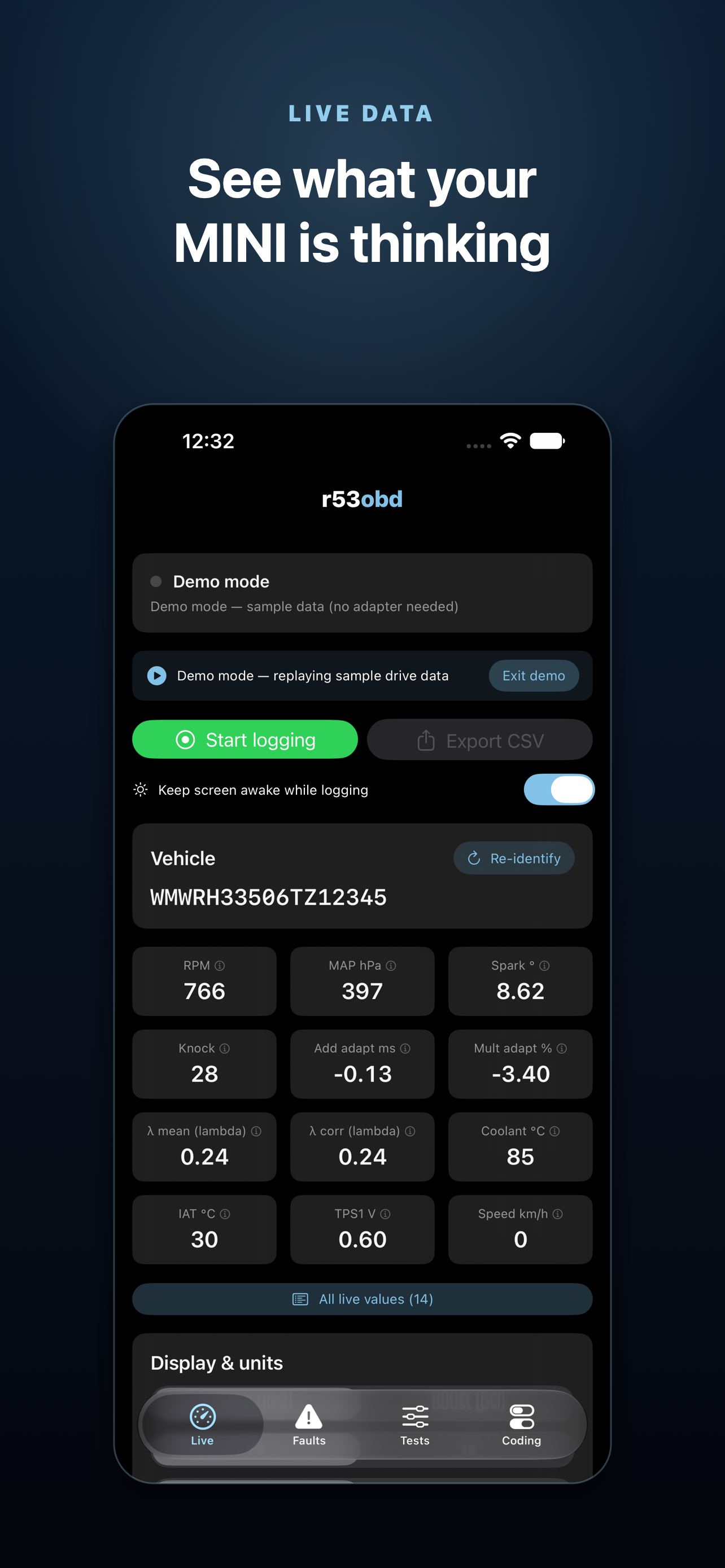 r53obd screenshot 5