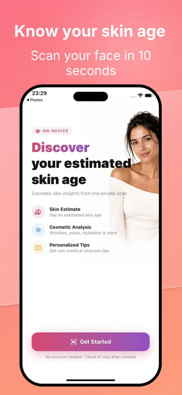 Screenshot #3 pour SkinAI: AI Skin Scanner