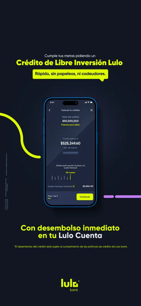 Lulo - Maneja tus finanzas - Finance App | MWM