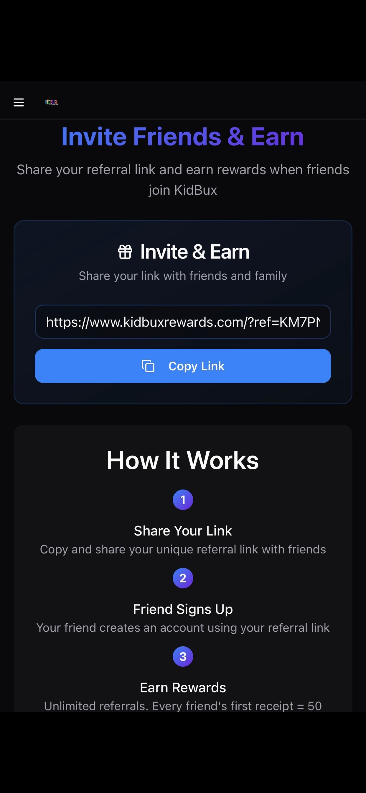 KidBux Rewards