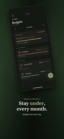 Fern: Budget & Expense Tracker Screenshot 5 of 8