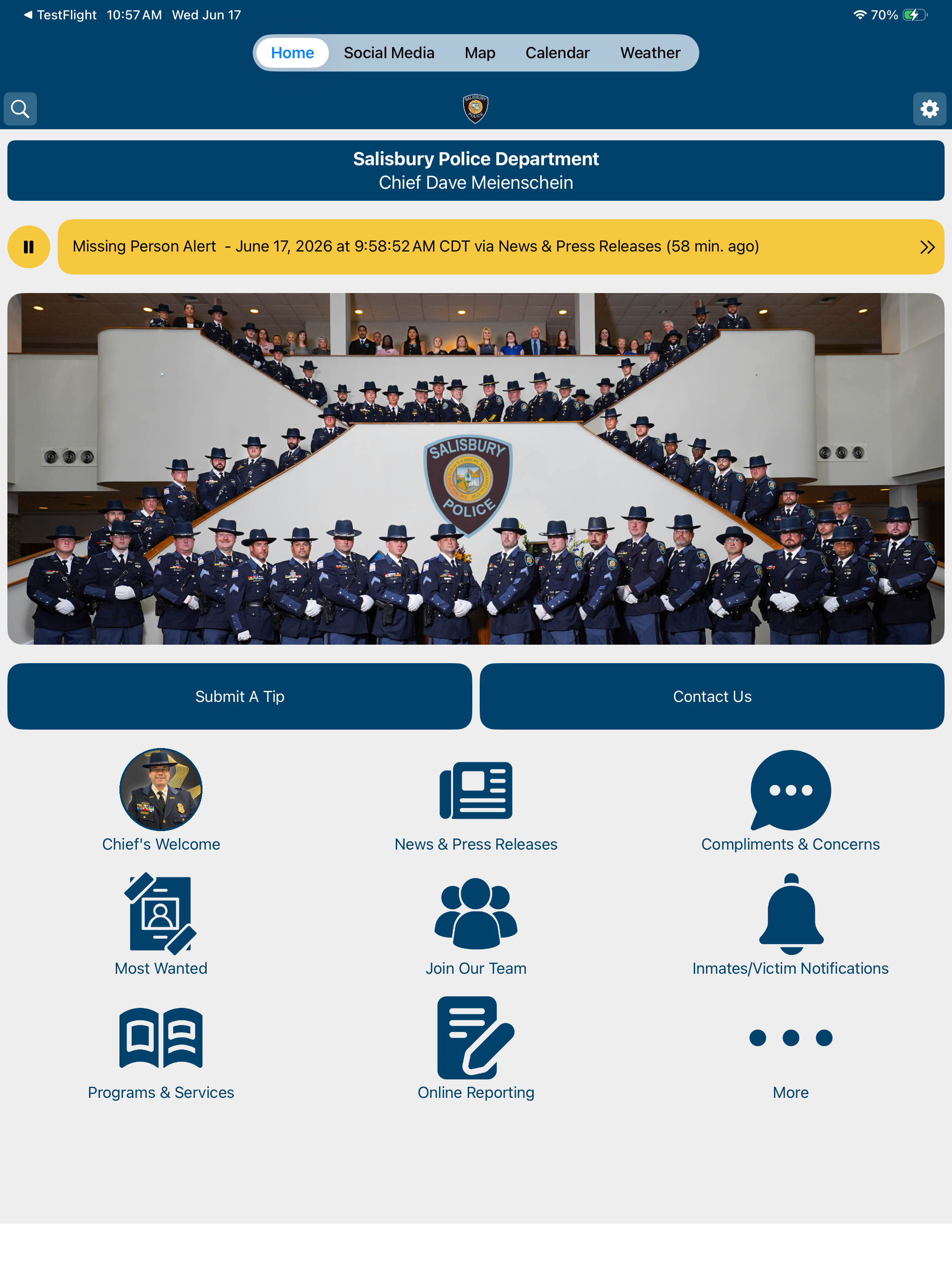 Salisbury Police Department MD