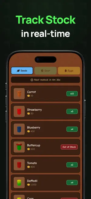 Garden Stock Watcher screenshot 1