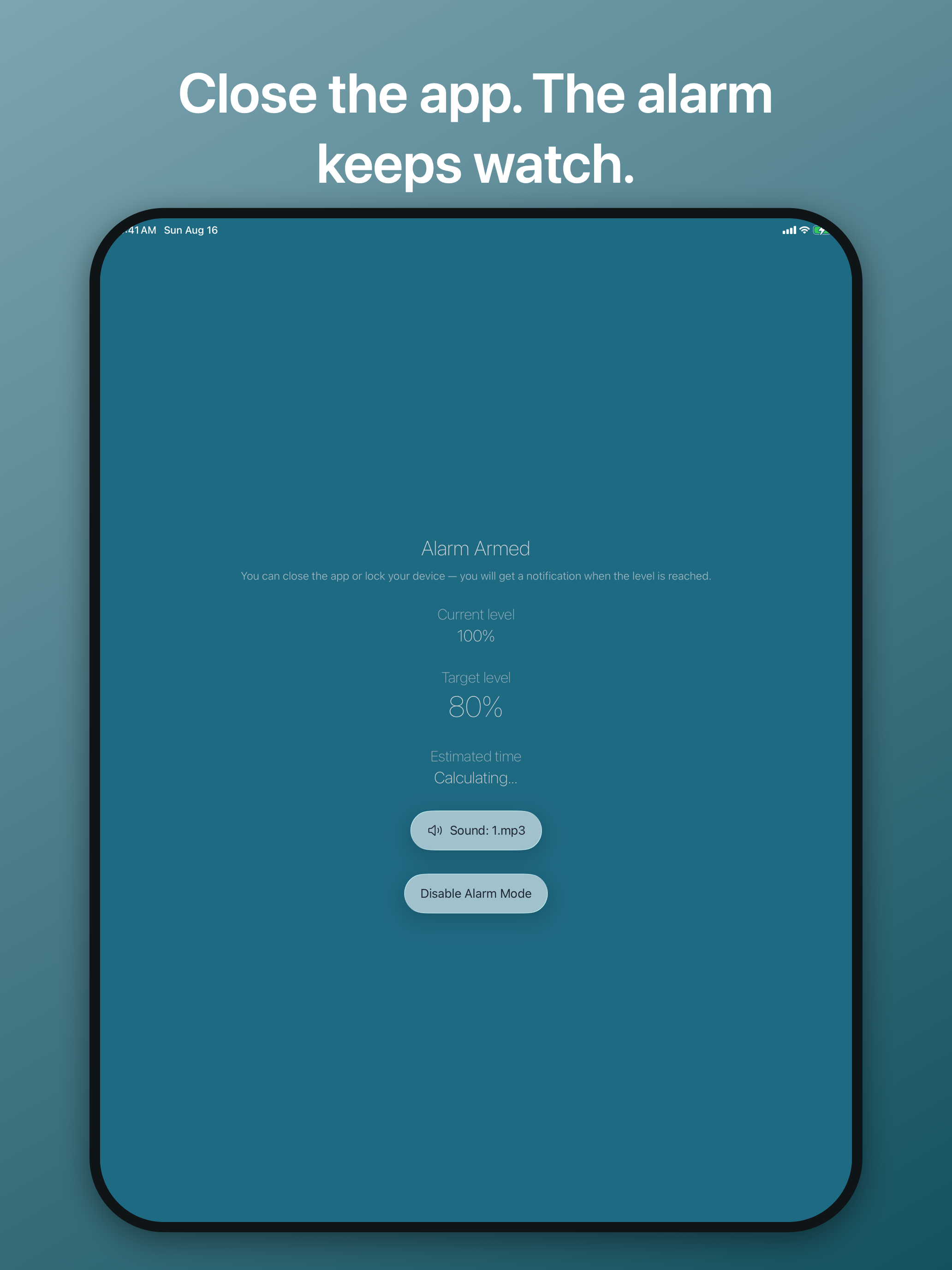 Battery Care Alarm screenshot 7