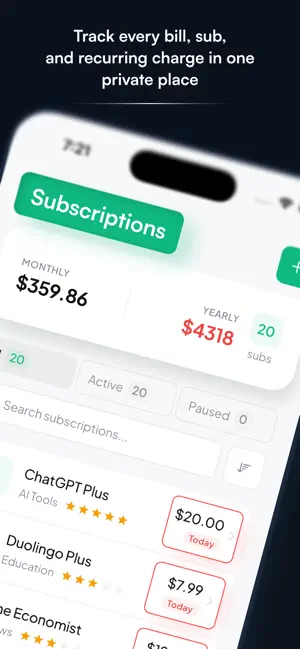 PocketLedger: Bills & Budgets screenshot 2