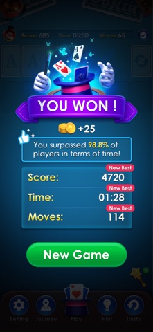 Magic Solitaire+ Screenshot 4 of 5