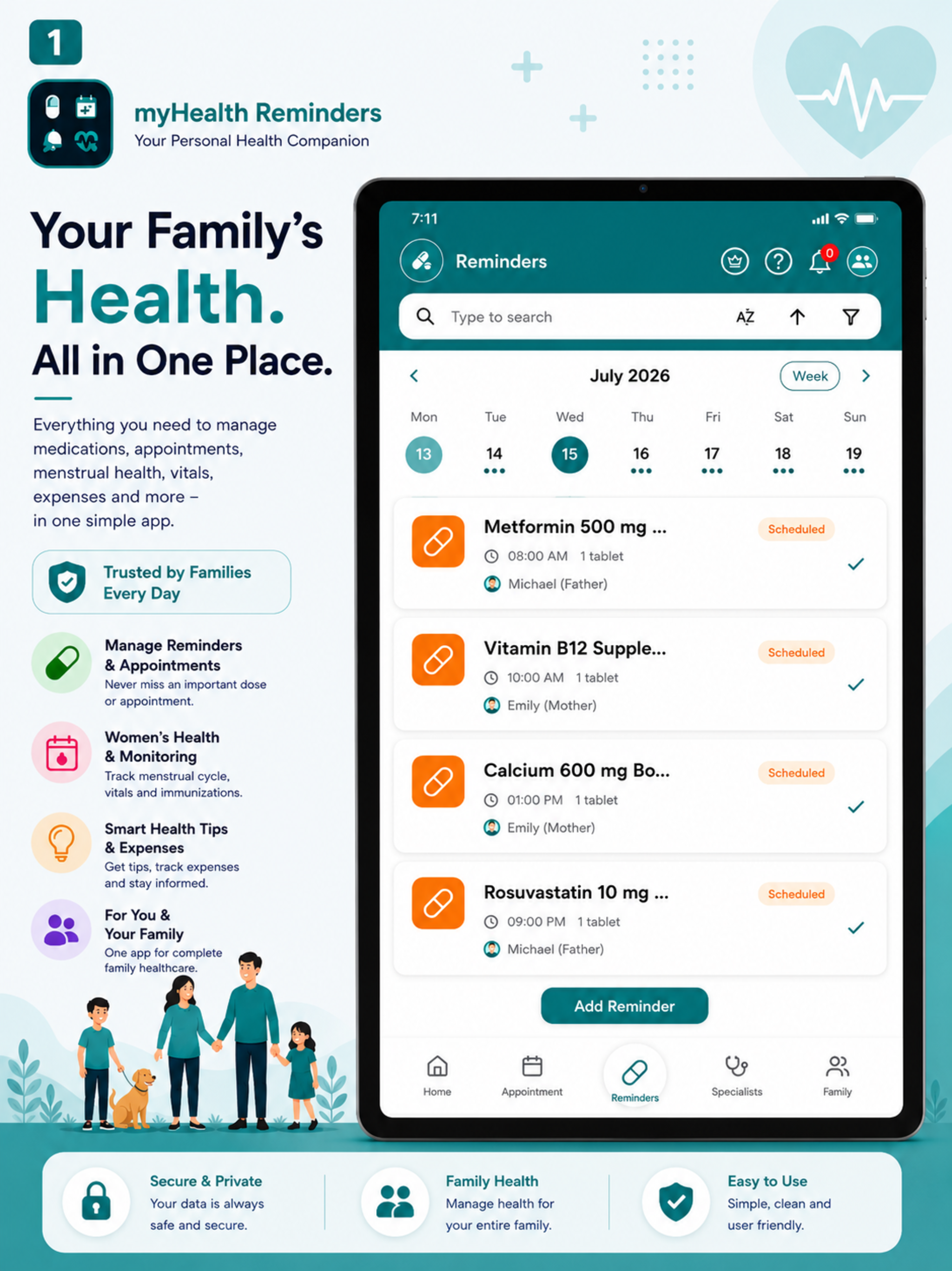 myHealth Reminders screenshot 10
