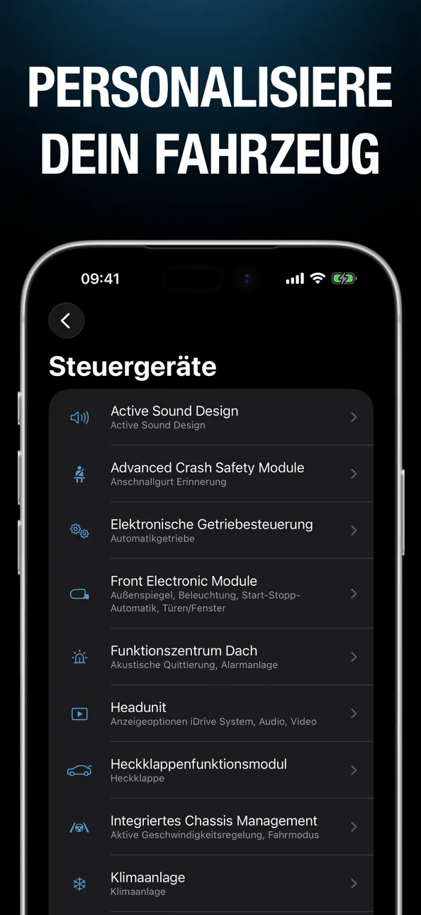 BimmerCode for BMW and MINI Hack screenshot 2 - iOS game interface
