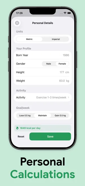 Huel Calculator screenshot 2