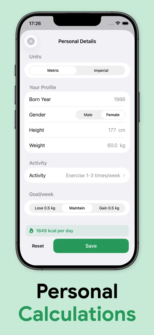 Screenshot #2 pour Huel Calculator