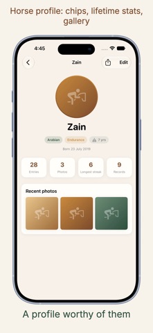Hoofprint: Horse Care Diary iPhone screenshot