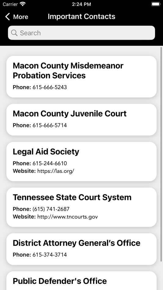 #3. Macon Co. Circuit Court Clerk (iOS) Με: Macon County Circuit Court