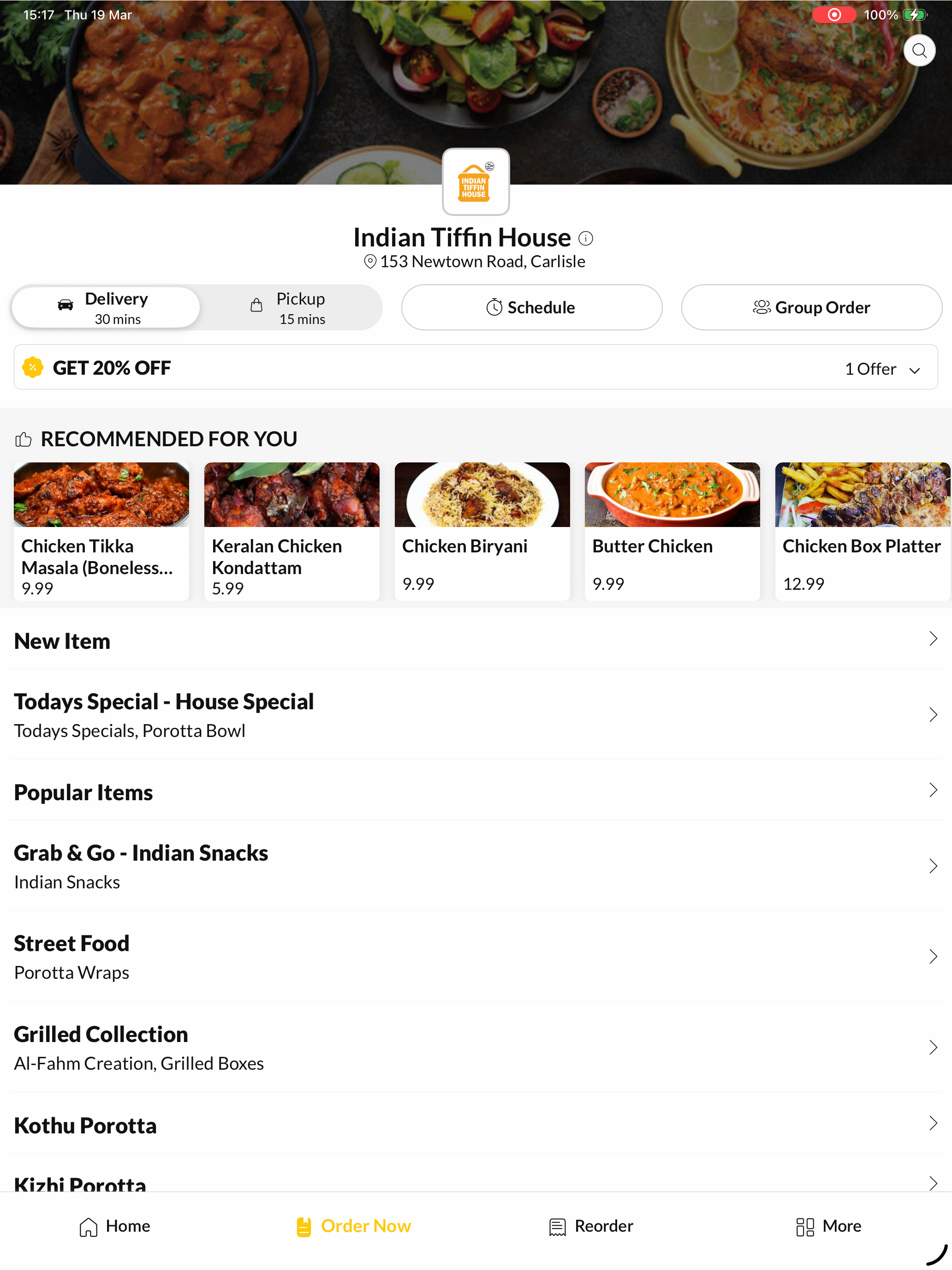 Indian Tiffin House screenshot 6