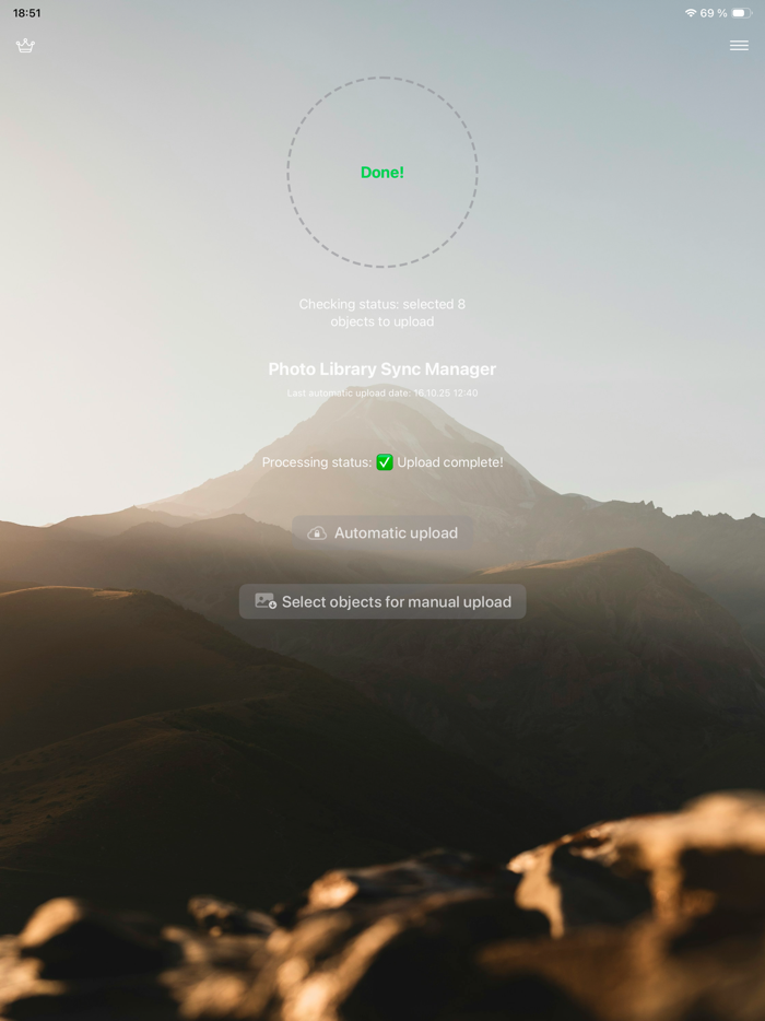 iPhotoSync Backup Service