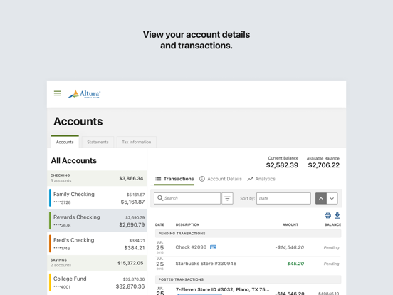 Screenshot #6 pour Altura Credit Union Mobile App