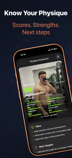 Reps - Workout Tracker Gym Log screenshot 1