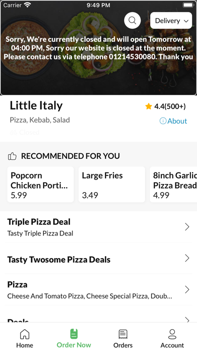 Little Italy Rednal Screenshot