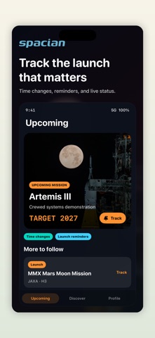 Spacian: Rocket Launch Tracker screenshot